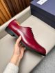 J.M.WESTON Red Calfskin Business Leather Shoes 042824 (6)_th.jpg